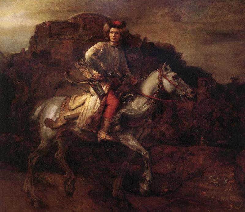 Rembrandt van rijn The polish rider Germany oil painting art